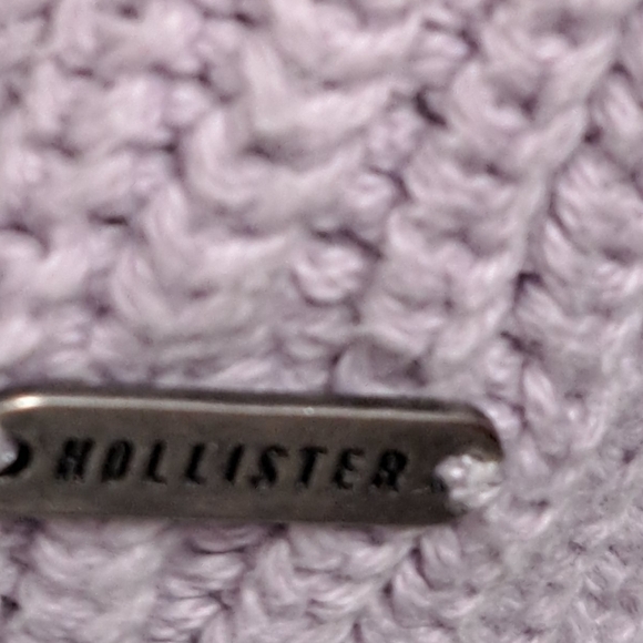 Hollister Lavender Ruched Front Sweater - Picture 5 of 8